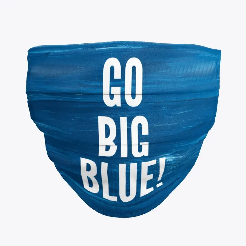 GO BIG BLUE! Mask